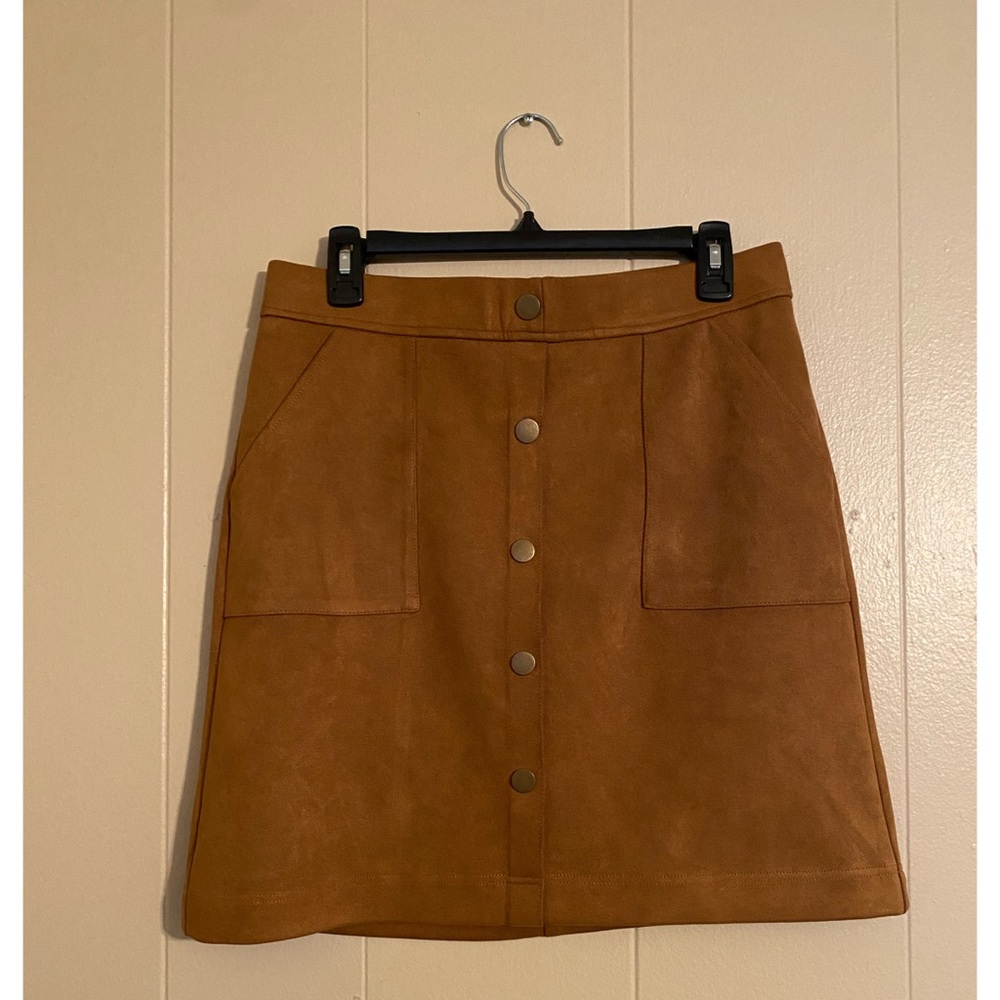 S U E D E High Waist Skirt - image 1